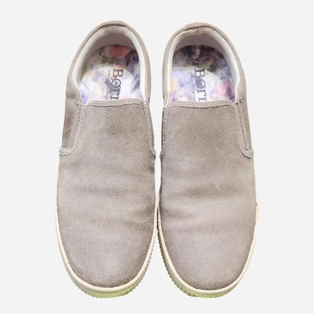 Born suede slip-on loafer shoes Size 8.5